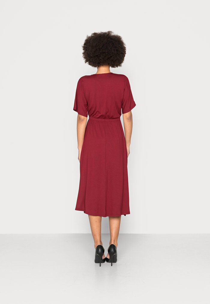 Women's Anna Field Dress Burgundy | FDMNIOV-75