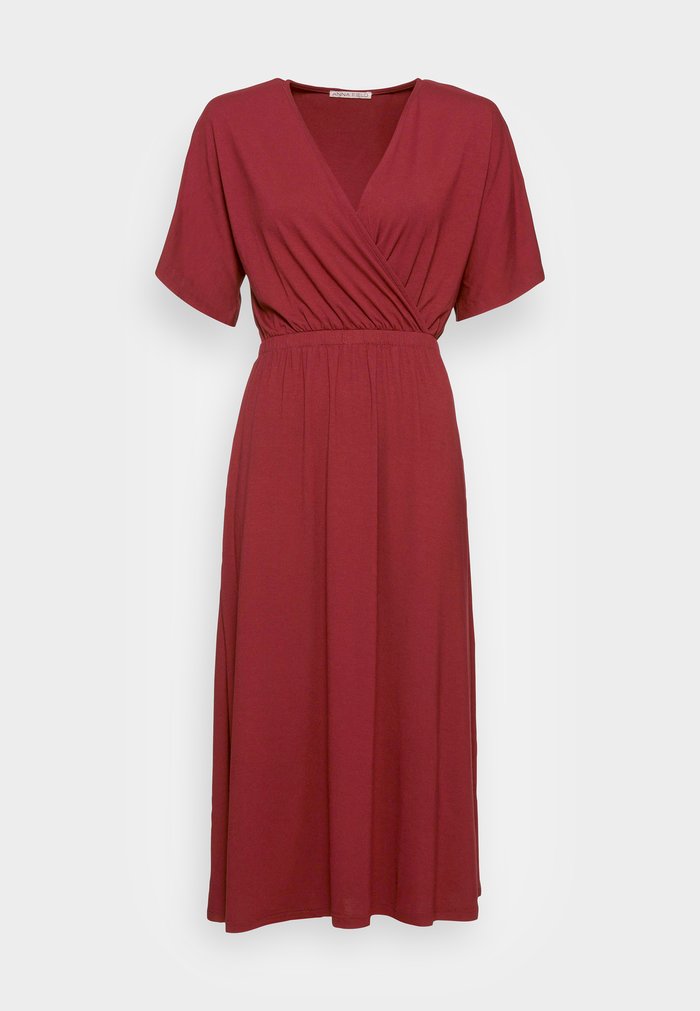 Women's Anna Field Dress Burgundy | FDMNIOV-75