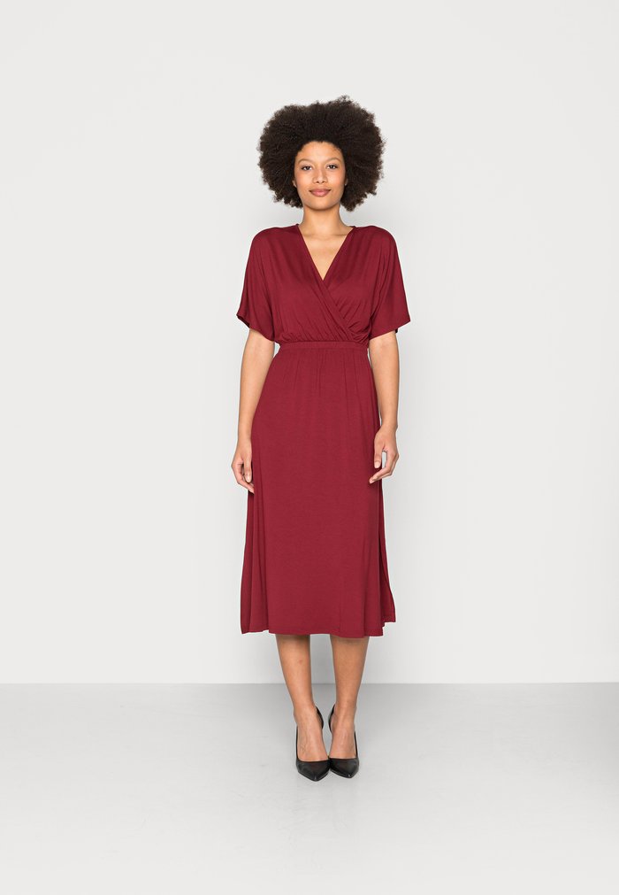 Women\'s Anna Field Dress Burgundy | FDMNIOV-75