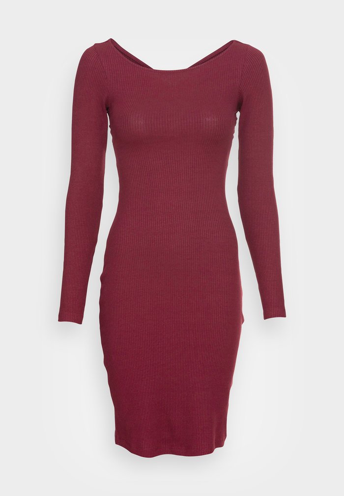 Women's Anna Field Dress Burgundy | NGDLYHA-50