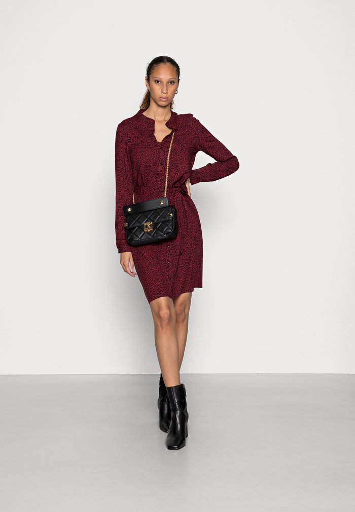 Women's Anna Field Dress Burgundy | ZTVMHFY-23