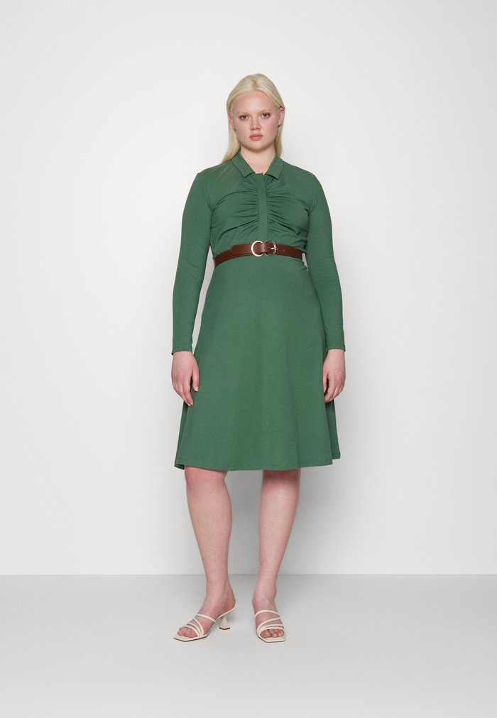 Women's Anna Field Dress Green | KMNUXRB-04