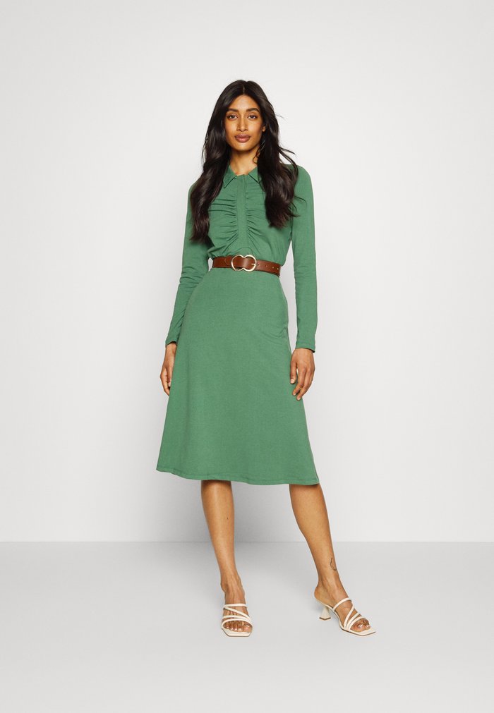 Women's Anna Field Dress Green | KMNUXRB-04