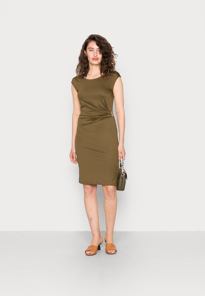 Women's Anna Field Dress Khaki | DBTCSIG-04