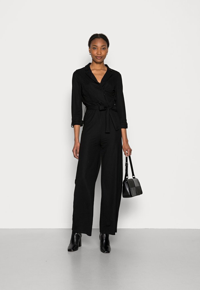 Women's Anna Field Jumpsuit Black | UHWRIVD-21