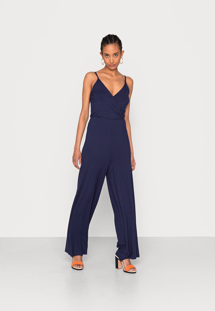 Women\'s Anna Field Jumpsuit Dark Blue | TOSNQWM-69