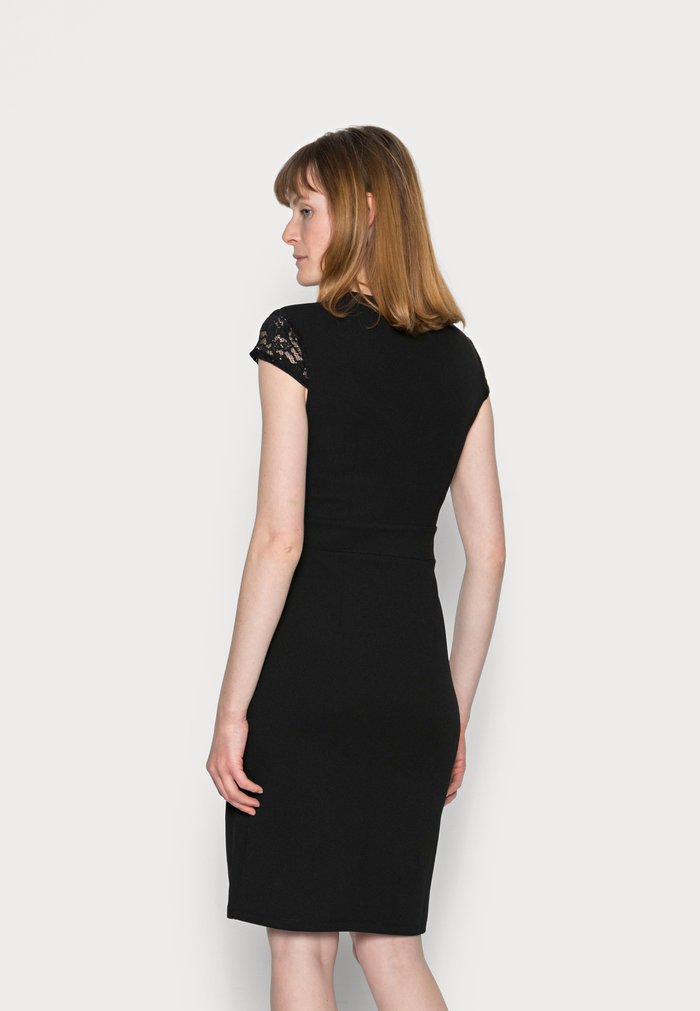 Women's Anna Field POLYCREPE OCCASION MINI (AN AW21 C007 SJ) Cocktail Party Dress Black | NQCZXFS-19