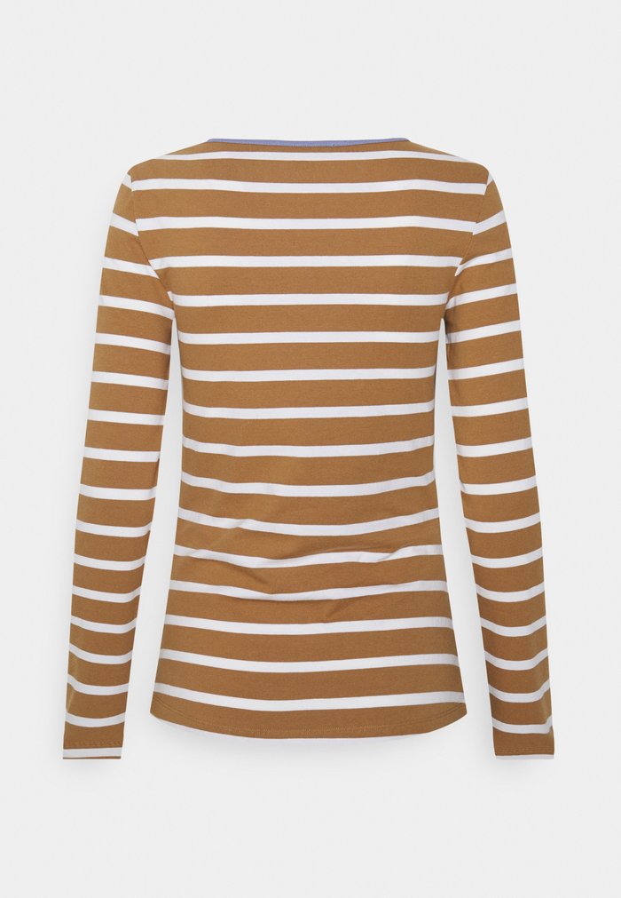 Women's Anna Field STRIPEY CONTRAST Tops Brown | WZYPUCA-42