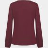 Women's Anna Field Tops Burgundy | BIFGAXU-48