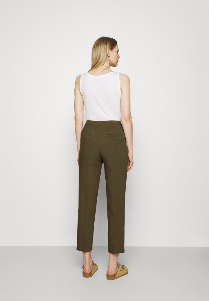 Women's Anna Field Trousers Khaki | ZADORWB-59