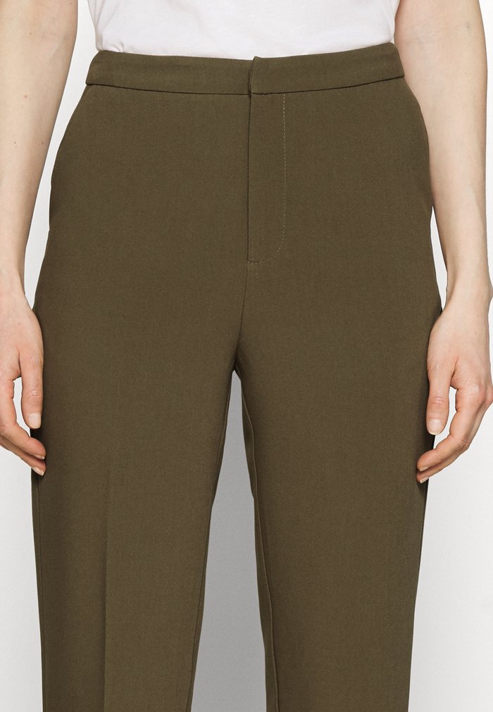 Women's Anna Field Trousers Khaki | ZADORWB-59