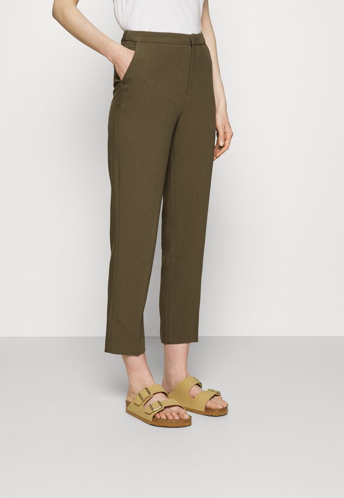 Women\'s Anna Field Trousers Khaki | ZADORWB-59